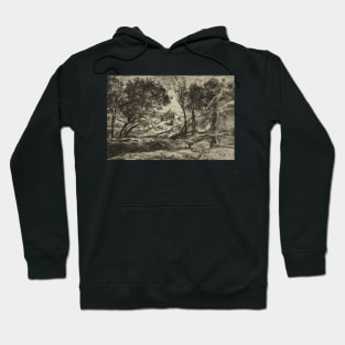 Souvenir of Tuscany by Jean-Baptiste-Camille Corot Hoodie